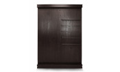 !Киевница SOHO ясень/мдф/шпон (Black_bristol,Manchester 45 Yellow green ш1,98м)