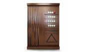 !Киевница SOHO ясень/мдф/шпон (Black_bristol,Manchester 45 Yellow green ш1,98м)